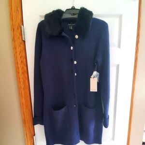 Adrienne Vittadini Sweater Coat
